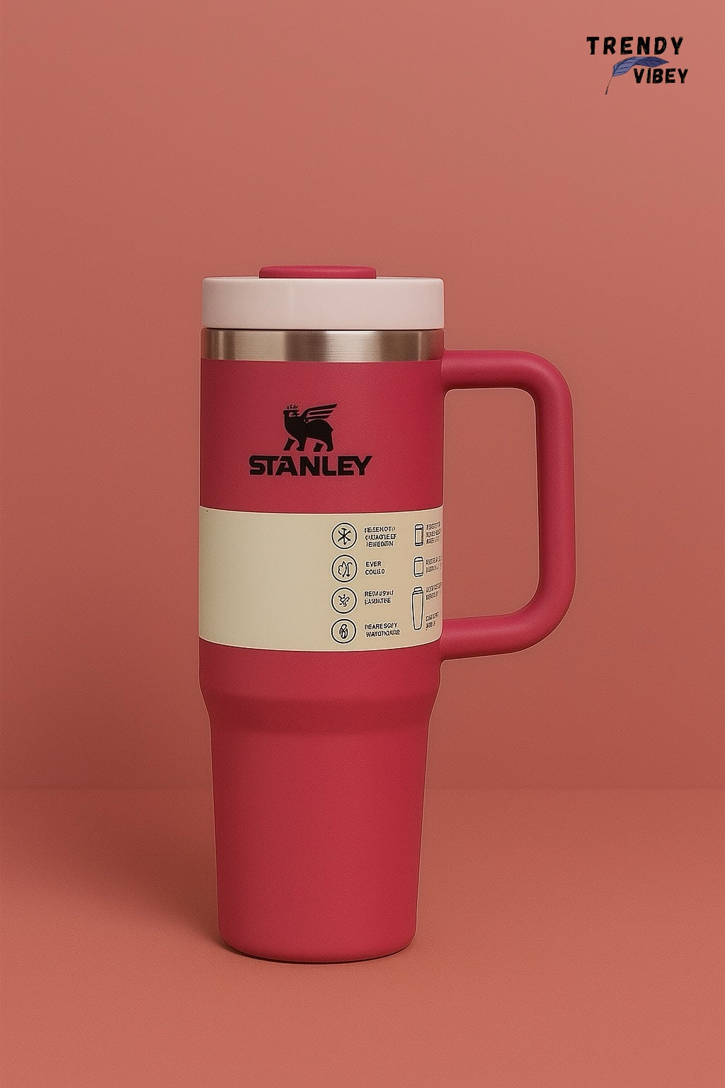 Stanley Quencher Tumbler 40oz –Pink