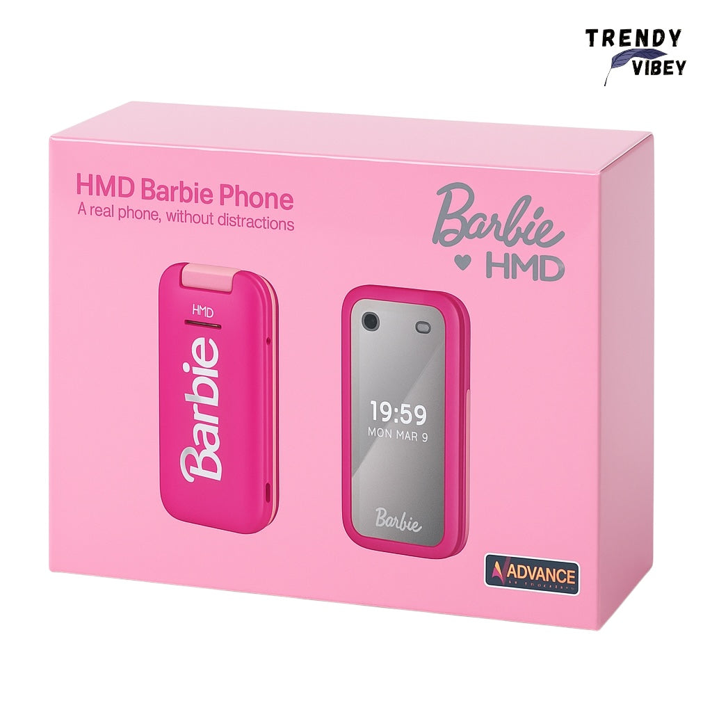 HMD Barbie Flip Phone – Retro Chic Meets Modern Simplicity
