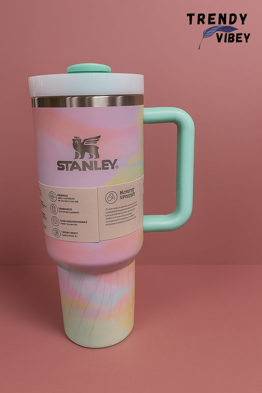 Pastel Swirl Stanley Tumbler – 40oz