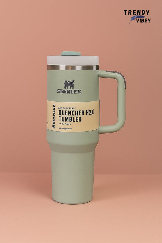 Stanley Quencher Tumbler 40oz– Light Green